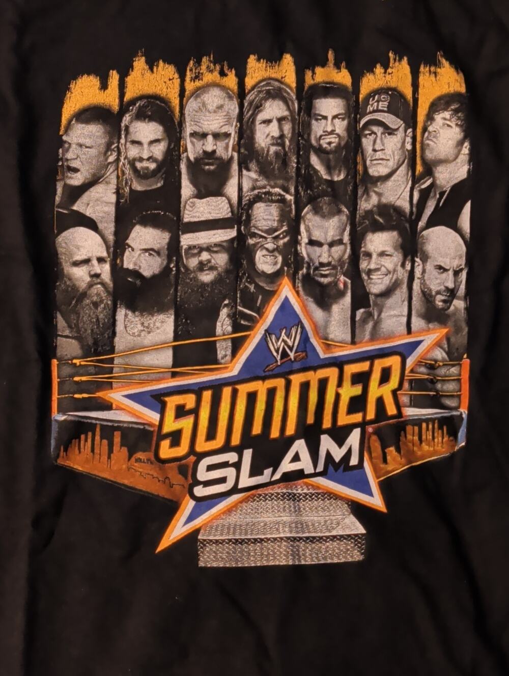 WWE SUMMERSLAM Kmart Shirt Youth XL Kids Size